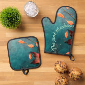 Foodie Apron by Sommer Hamilton Ofenhandschuh & Topflappen-Set (Oben Unten)