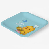 Foodie Chick Paper Plate   Pappteller (Gewinkelt)