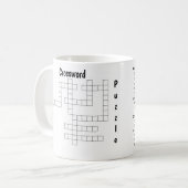Foodie Crossword Puzzle | Interactive Brain Teaser Kaffeetasse (Vorderseite Links)