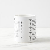Foodie Crossword Puzzle | Interactive Brain Teaser Kaffeetasse (Mittel)