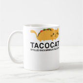 Foodie Funny Tacocat Cat Taco Kaffeetasse (Links)