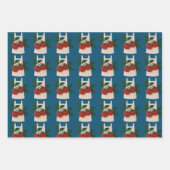 Foodie Lovers Geschenkpapier Flachblatt Set mit 3  (Vorderseite 3)