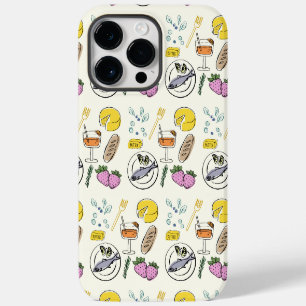 Foodie-Minimalist iPhone 14 Pro Max Hülle
