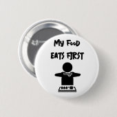 Foodies-Knopf Button (Vorne & Hinten)