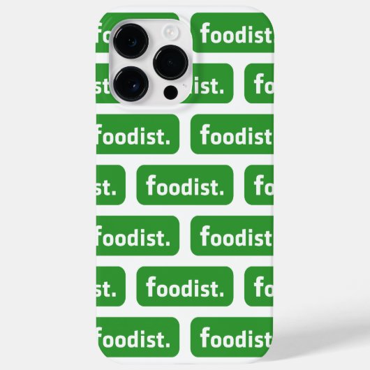 Foodist. Case-Mate iPhone Hülle (Rückseite)
