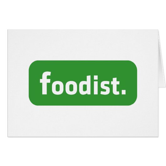 Foodist. Grußkarte (Vorderseite (Horizontal))