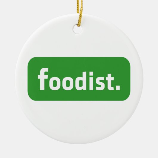 Foodist. Keramik Ornament (Vorne)