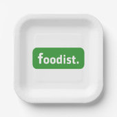 Foodist. Pappteller (Vorderseite)