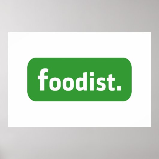 Foodist. Poster (Vorne)