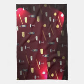 Foods Delight Cranberry Lights Geschirrtuch (Vertikal)