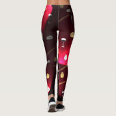 Foods Delight Cranberry Lights Leggings (Rückseite)