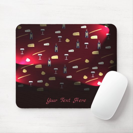 Foods Delight Cranberry Lights Mousepad (Mit Mouse)