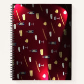 Foods Delight Cranberry Lights Notizblock (Vorderseite)