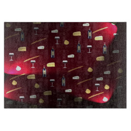 Foods Delight Cranberry Lights Schneidebrett