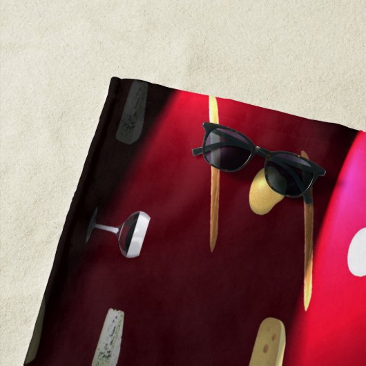 Foods Delight Cranberry Lights Strandtuch (Beispiel)