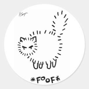 FOOF Cat Stickers