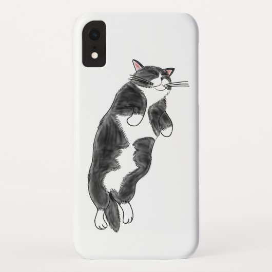 FooFooCat: Faule riesige Smokings-Katze Case-Mate iPhone Hülle (Rückseite)