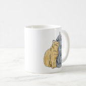 FooFooCat: Umarmen der Liebe-Katzen Kaffeetasse (VorderseiteRechts)