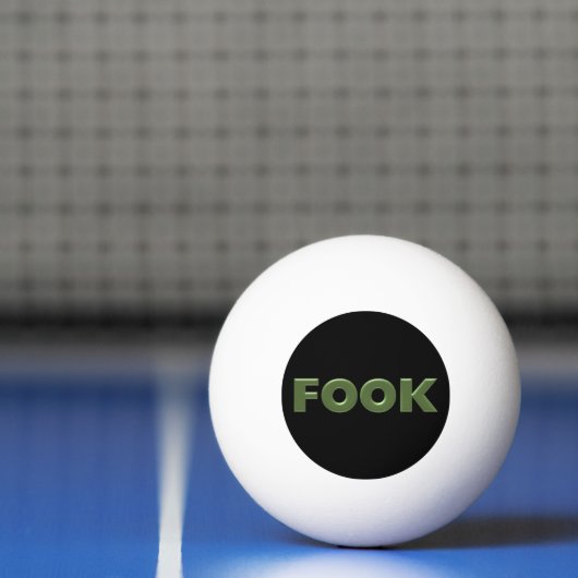 Fook Black 3-Sterne Tischtennisball (Netto)
