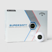 Fook Black Callaway Supersoft Golfbälle 12 pk (Verpackung)