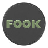 Fook Black Hockey Puck (Vorderseite)