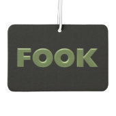 Fook green black car air fresh autolufterfrischer (Rückseite)