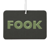 Fook green black car air fresh autolufterfrischer (Vorderseite)