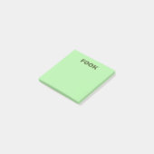 Fook green note Pads Post-it Klebezettel (angewinkelt)