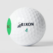 Fook green Srixon Soft Feel Golf Bälle 3 pk (Logo)