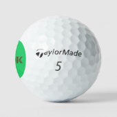 Fook green Taylor Made TP5 Golfbälle 3 pk (Logo)