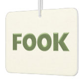 Fook Green White Car Lufterfrischer (Links)