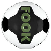 Fook-Grün- und Schwarzfußball Fußball (Gedreht)