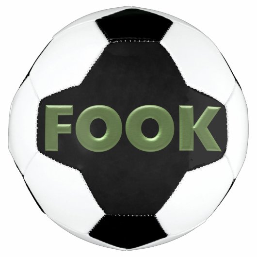Fook-Grün- und Schwarzfußball Fußball (Vorderseite)