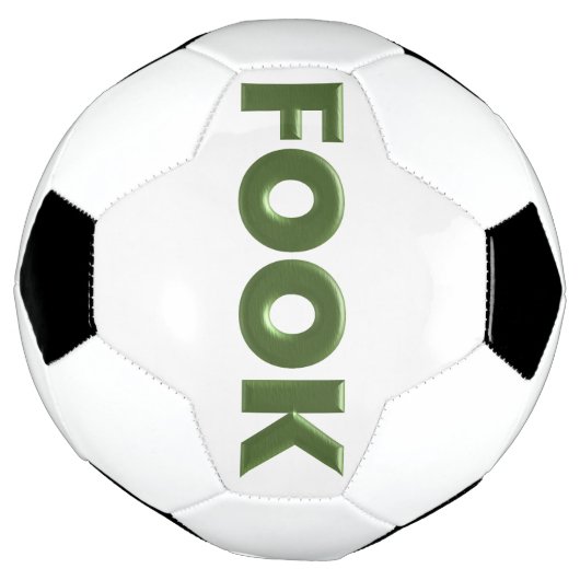 Fook-Grün-Weiß-Fußball Fußball (Gedreht)