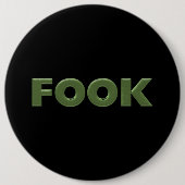 Fook schwarzer kolossaler Knopf Button (Vorderseite)