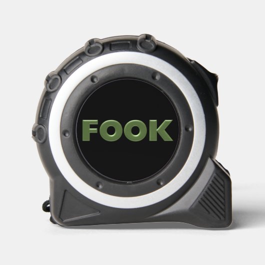 Fook schwarzes Maßband (Vorderseite)
