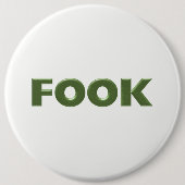 Fook weißer kolossaler Knopf Button (Vorderseite)