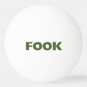 Fook White Tischtennisball (Vorderseite)
