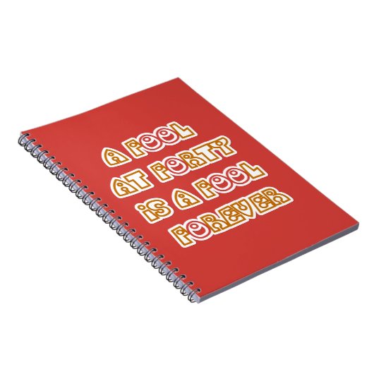 Fool Forever Notizblock (Rechte Seite)