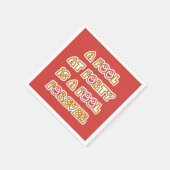 Fool Forever Serviette (Ecke)