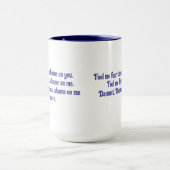 FOOL ME ONCE von Jeff Willis Art Tasse (Zentrum)