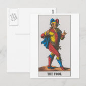 Fool Postkarte (Vorne/Hinten)