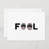 FOOL POSTKARTE (Vorne/Hinten)