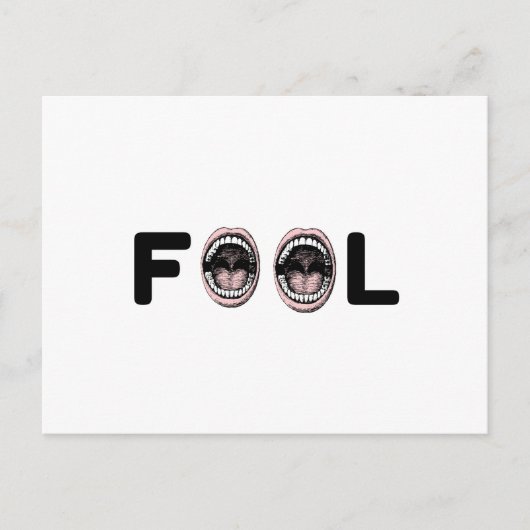 FOOL POSTKARTE (Vorderseite)