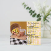 Fool Proof Apple Cider Recipe Karte (Stehend Vorderseite)