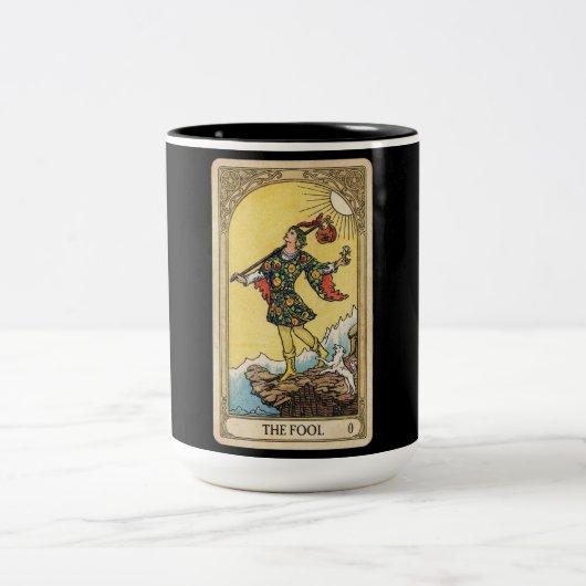 Fool Tarot Zweifarbige Tasse (Mittel)