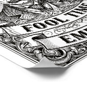 Fool Time Employee Funny Office Humor  Poster (Ecke)