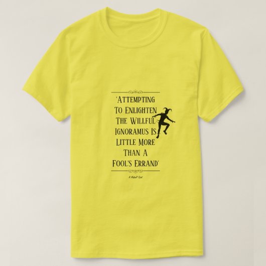 Fool's Errand - Ein MisterP-Shirt T-Shirt (Design vorne)