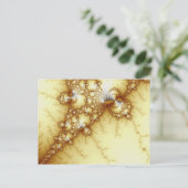 Fools Gold - Fraktal Art Postkarte (Stehend Vorderseite)
