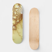 Fools Gold - Fraktal Art Skateboard (Vorderseite)